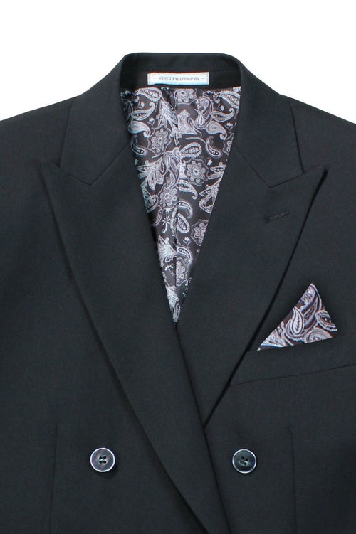 Lavender Slim Fit Men's 2 Piece Business Suit 2 Button by Vinci