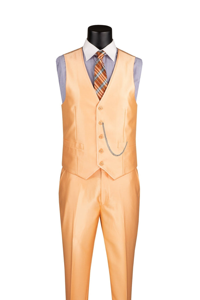 Slim Fit Men's Suit 2 Piece 2 Button in Purple by Vinci