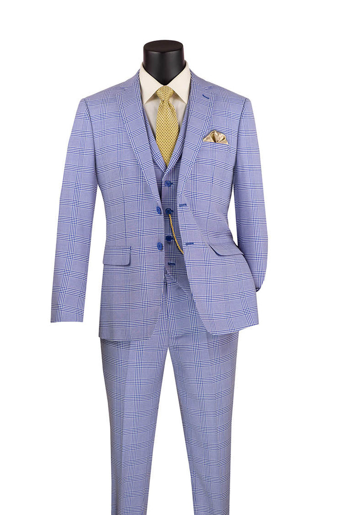 Santorini Collection - Regular Fit Red Tuxedo 4 Piece with Vest Bow Tie Adjustable Waistband by Vinci