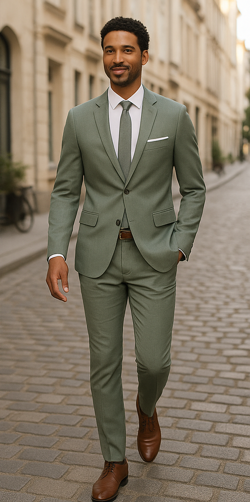 Sage Green Suits - Green Wedding Suit - Summer Suit