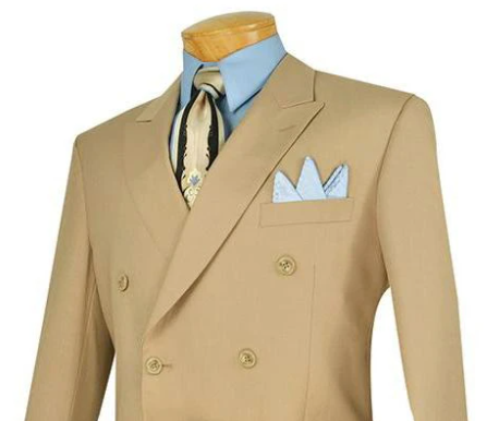 Blue Modern Fit 3 Piece Suit with Vest and Elastic Waist Band Pants by Vinci