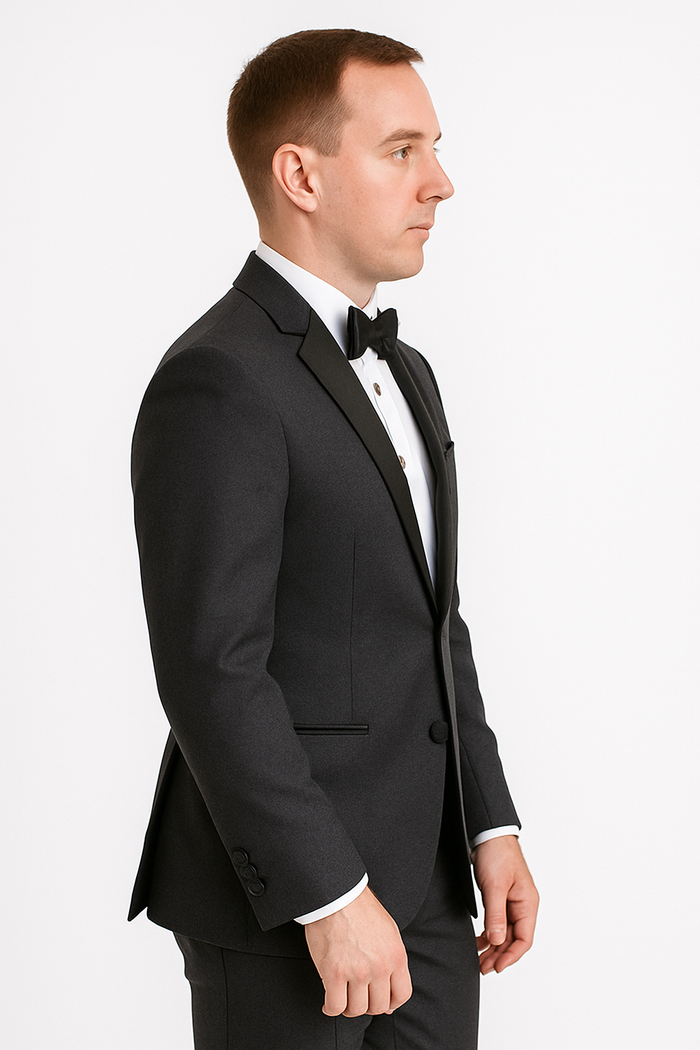 Milan Steel Grey Tuxedo Jacket (Separates) by PROMTUXEDO