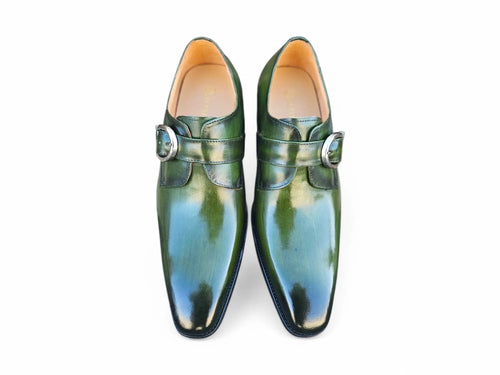 Signature Buckle Monk Strap Shoe