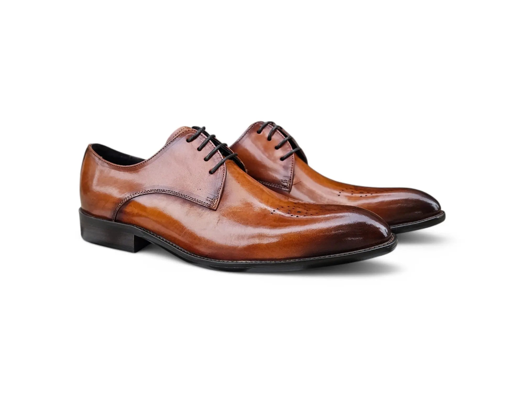 Signature Burnished Lace-up Derby