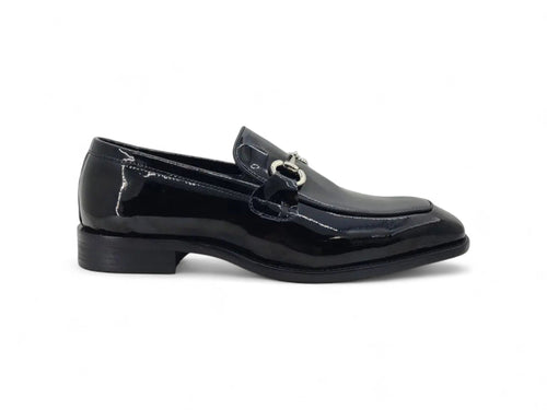 Signature Horse Bit Patent Leather Loafer