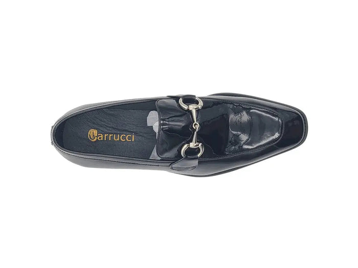 Carrucci Signature Horse Bit Patent Leather Loafer