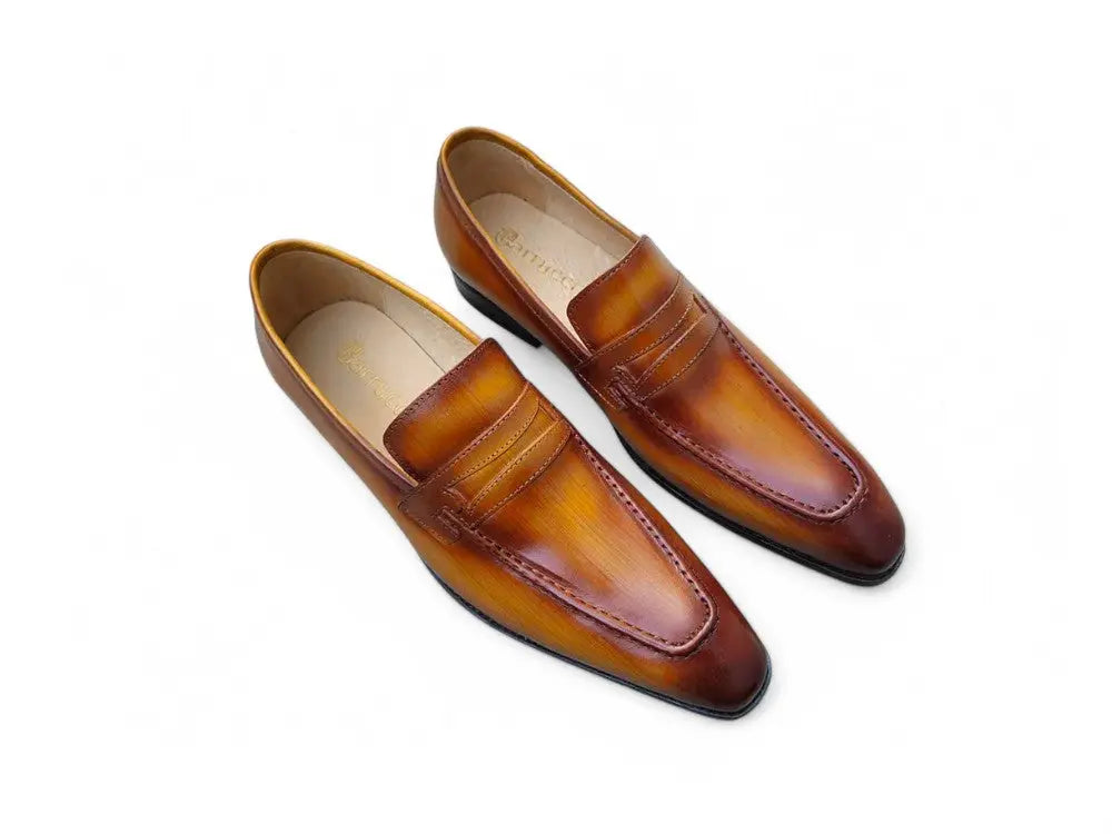 Signature Leather Penny Loafer Slip-on