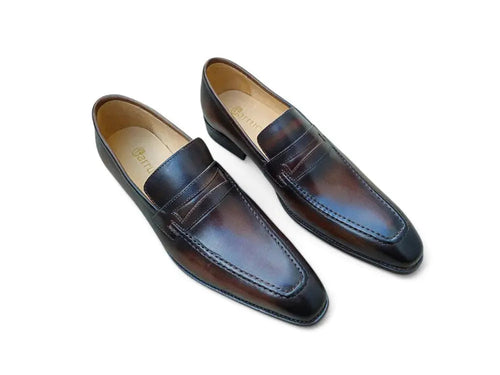 Signature Leather Penny Loafer Slip-on
