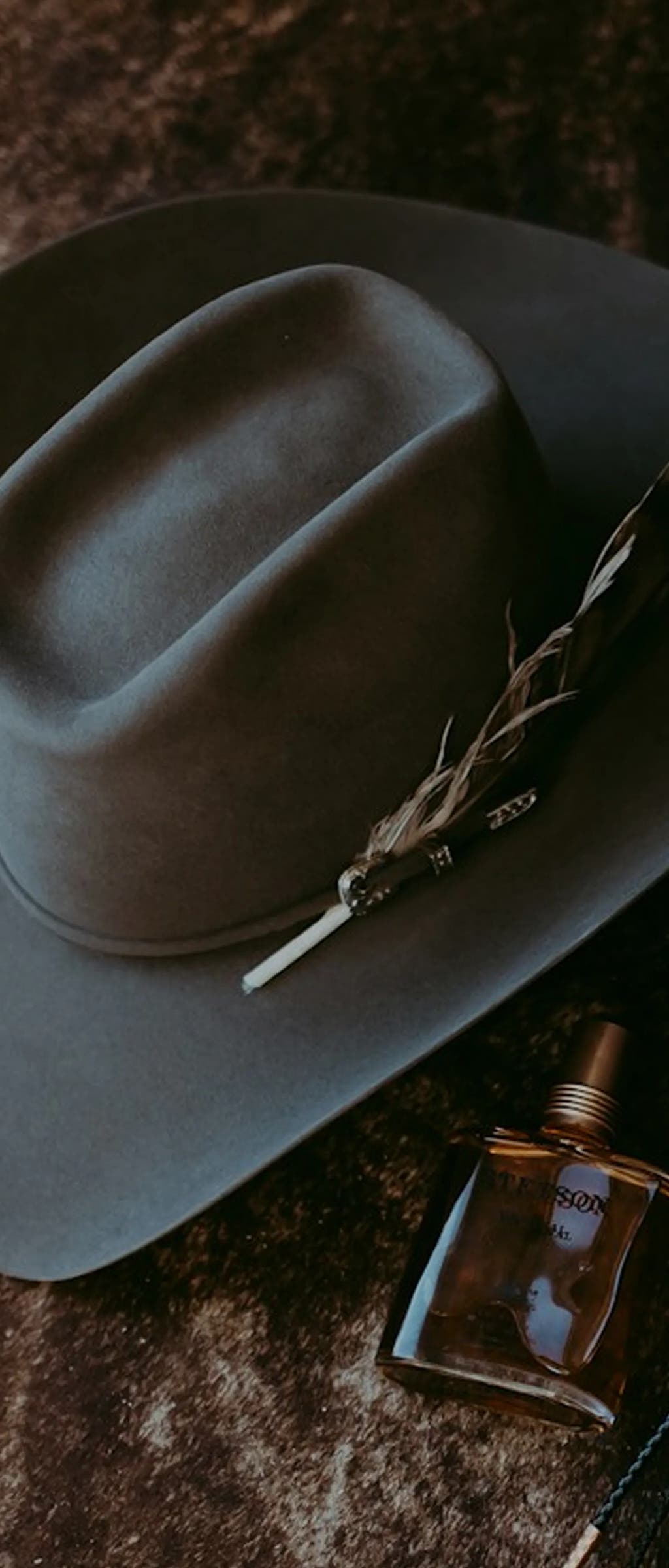 Silk tie in dark blue color