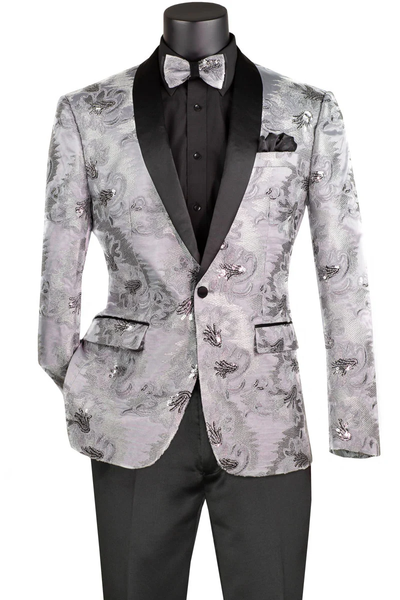 Silver Tuxedos Jacket