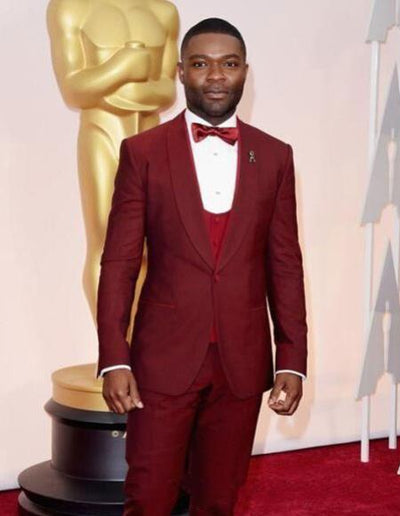 Burgundy ~ Wine ~ Maroon Suit Tuxedo with burgundy lapel Wool Vested Burgundy Suit by menssuitsatlantain