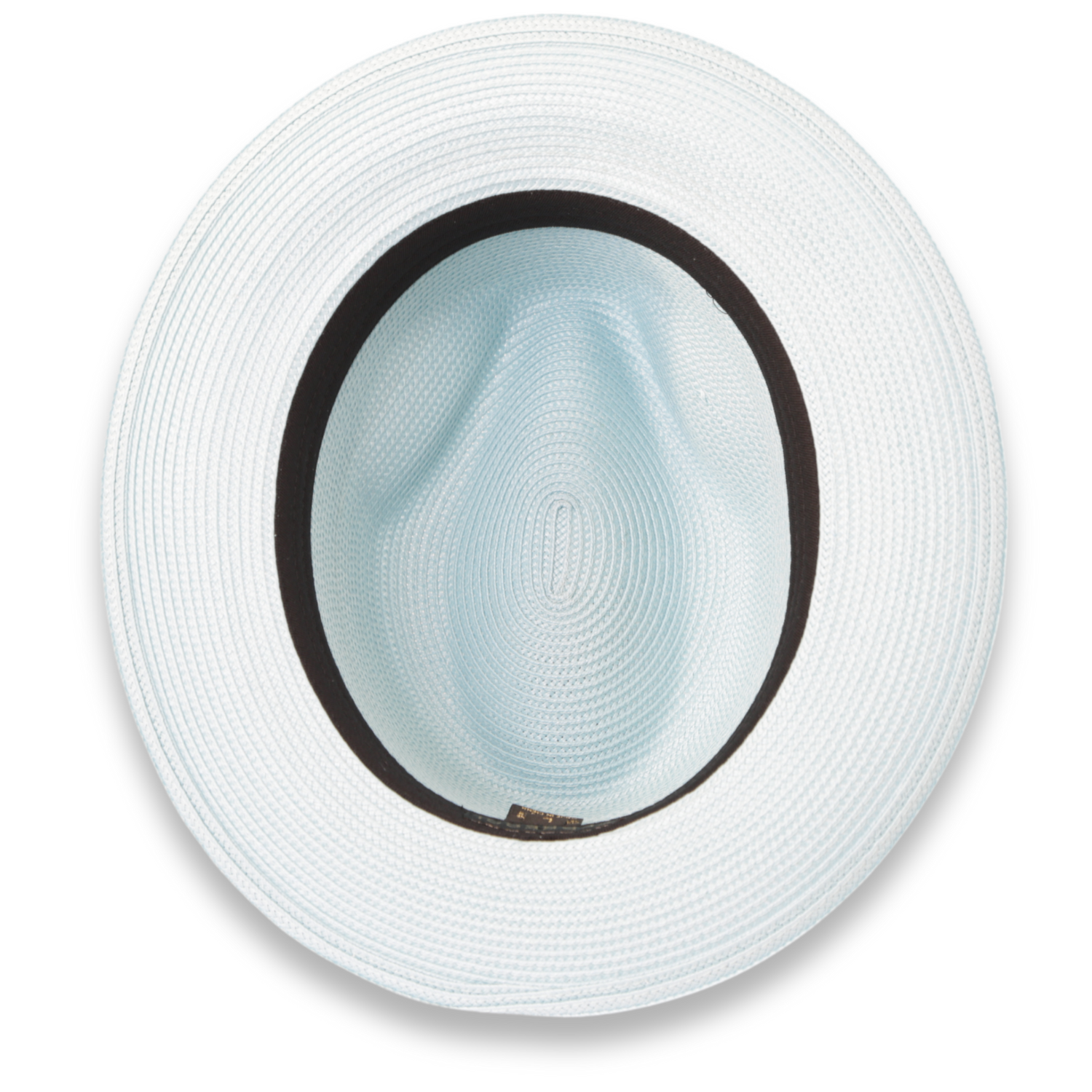 Tapa Crushable Straw Hat Fedora in Sky Blue by Ferrecci USA