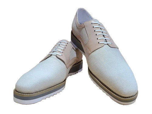 Carrucci Spring Linen Mixed Media Oxford