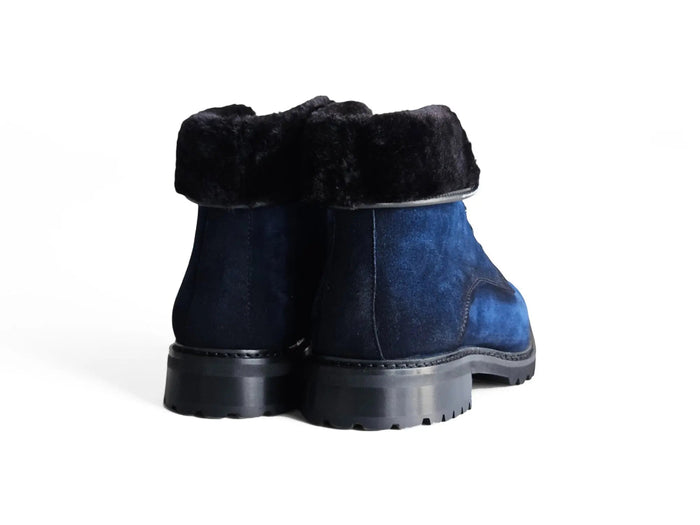 Carrucci Suede Boot With Shearling