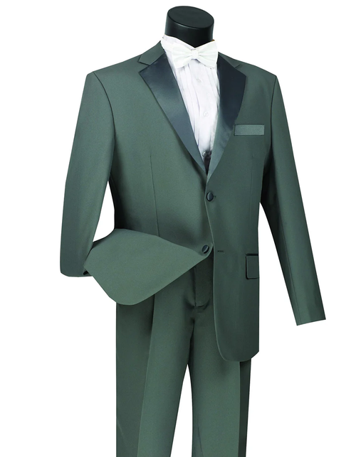Designer Gray Prom Tuxedo - Grey Wedding Classic   Suit
