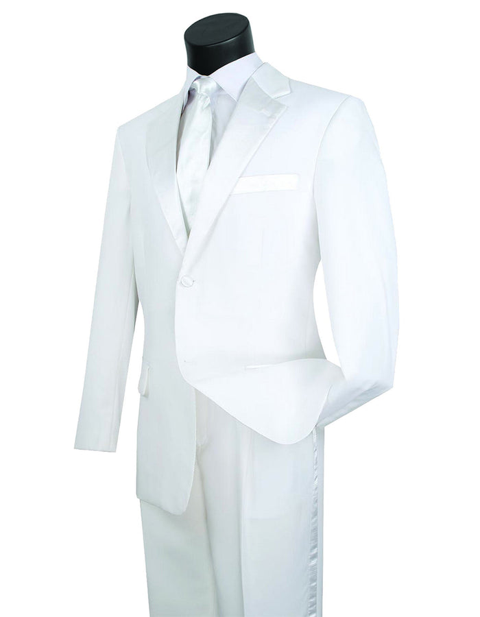 White Prom Suit - White Prom Tuxedo - White Wedding Tuxedo