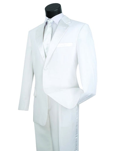 White Prom Suit - White Prom Tuxedo  - White Wedding Tuxedo