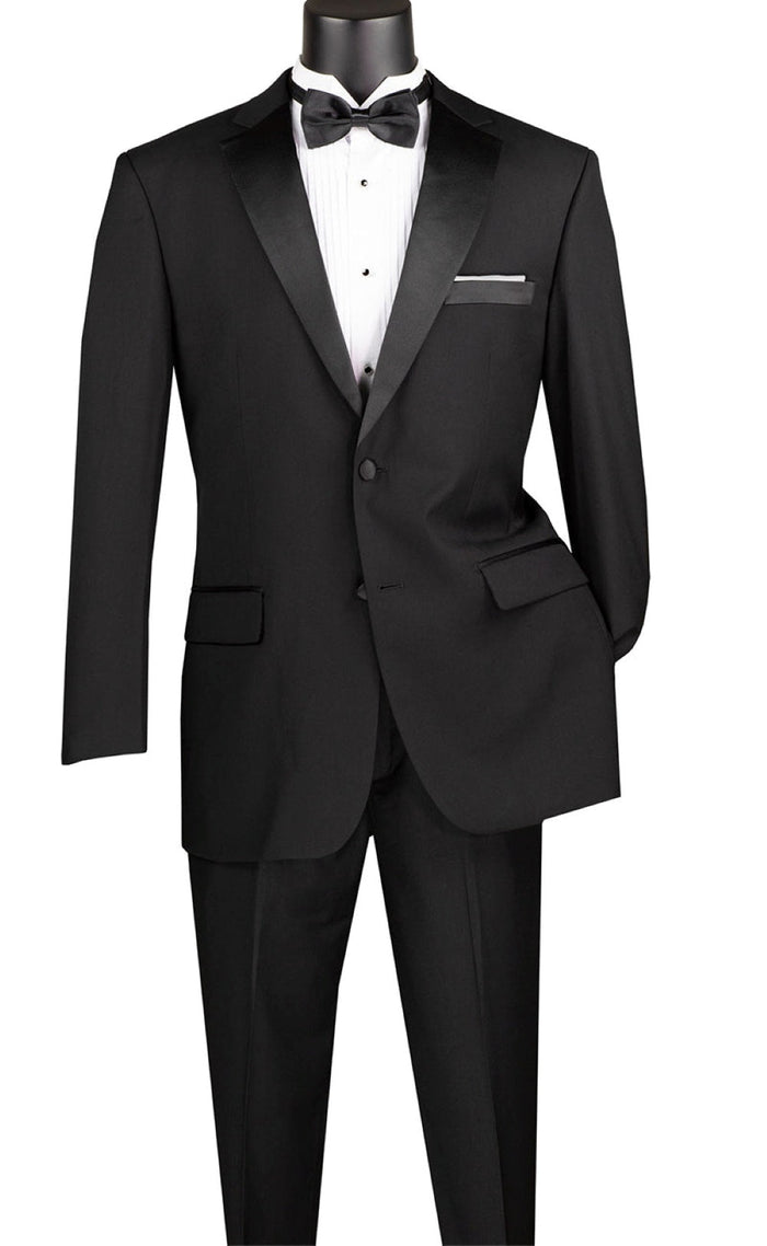 Slim Fit Men's Suit 3 Piece 2 Button in White by Vinci
