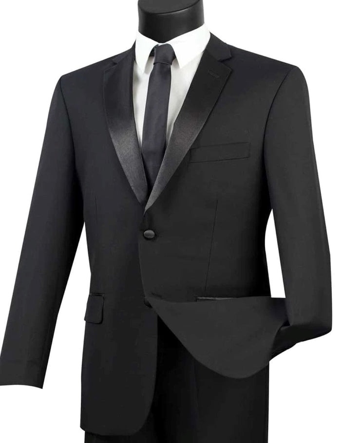 (38S, 42R, 44L) Blue 2 Piece Slim Fit Tuxedo by Vinci
