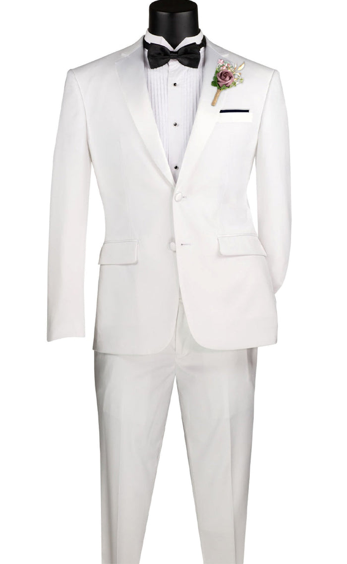 (Limited Sizes) Regular Fit 2 Piece Beige Suit by Vinci