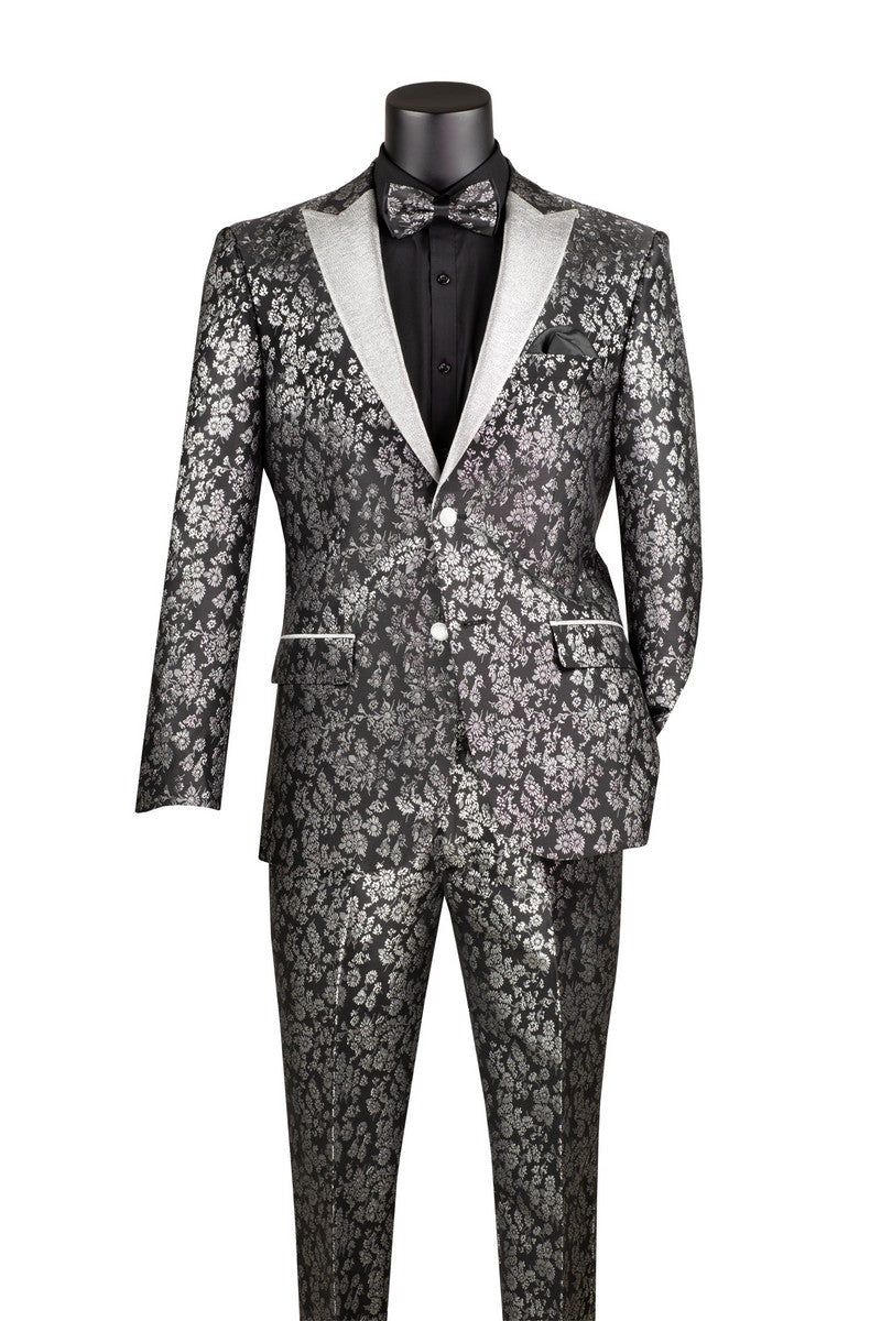 Kingsman Collection - Shawl Collar Slim Fit Tuxedo 2 Piece 1 Button White by Vinci