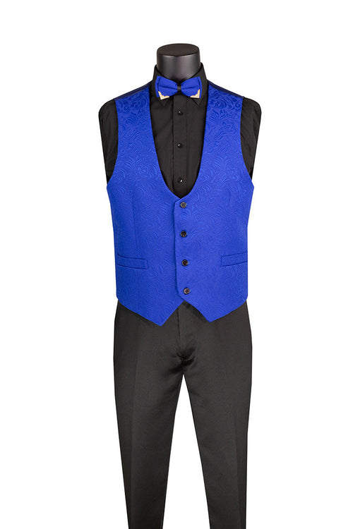 Slim Fit 3 Piece Stretch Fabric Suit in Green by Vinci