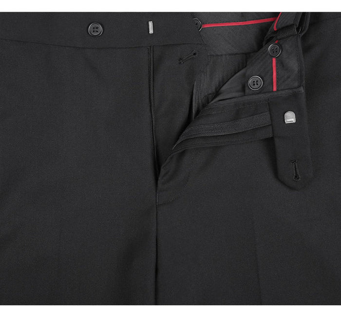 Black Prom Suit - Mens Classic Full Dress Tail Tuxedo Black Tuxedo
