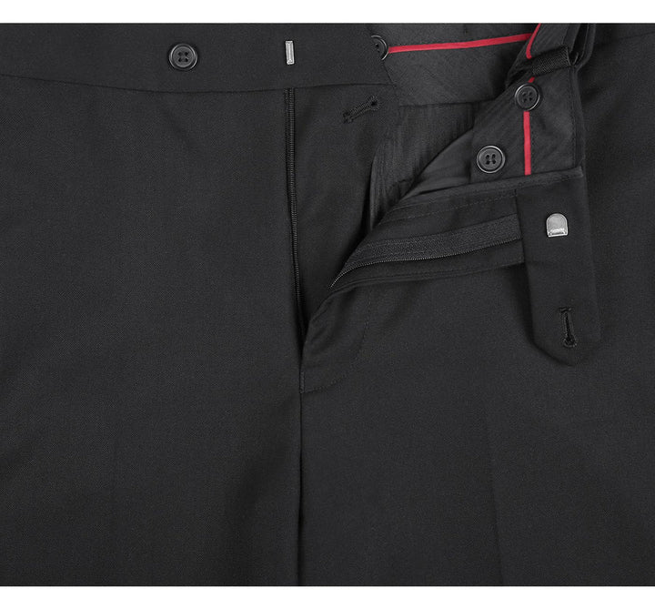 Black Prom Suit - Mens Classic Full Dress Tail Tuxedo Black Tuxedo by PROMTUXEDO