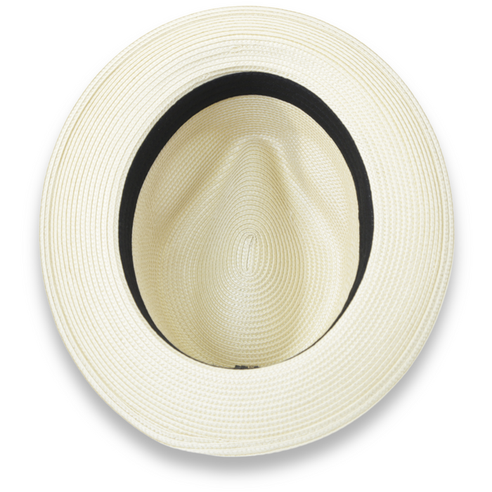 Tapa Crushable Straw Hat Fedora in Tan by Ferrecci USA