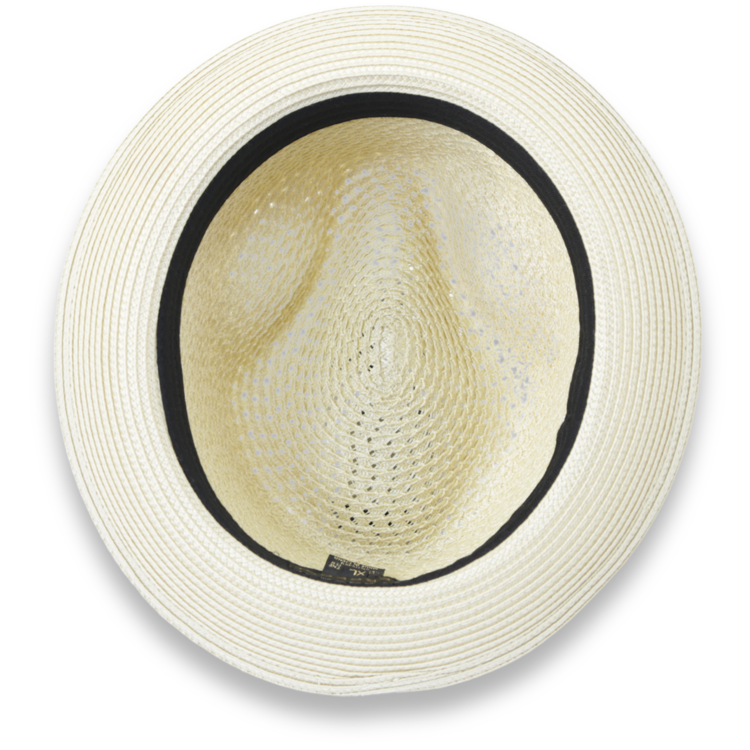Castor Crushable Straw Hat Fedora in Tan by Ferrecci USA