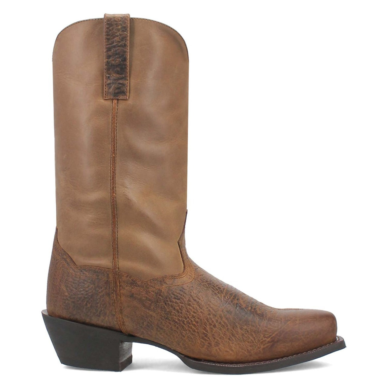 Laredo Gilly 12" Shaft Taupe Cowboy Square Toe Leather Boot – SuitUSA