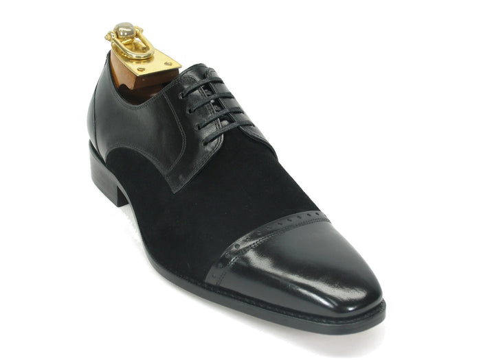 Carrucci Textured Leather Blucher