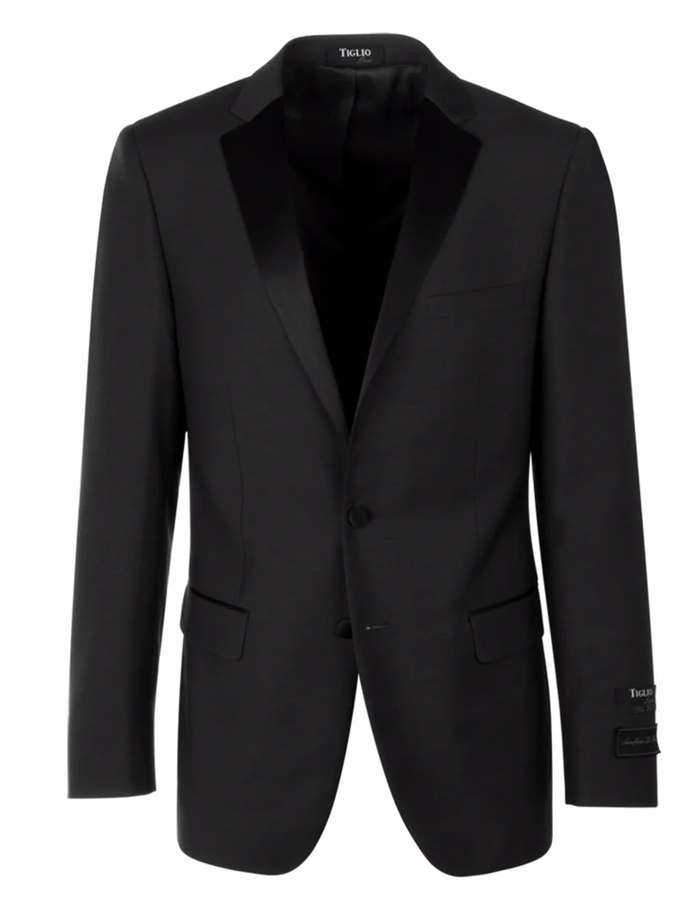 Designer Gray Prom Tuxedo - Grey Wedding Notch Tuxedo in Charcoal Grey