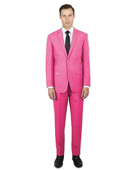 Colorful Pink ~ Fuchsia Cool Party Printed Summer Christmas Cheap Priced Casual Blazer Pattenred Jacket For Men by mensusain