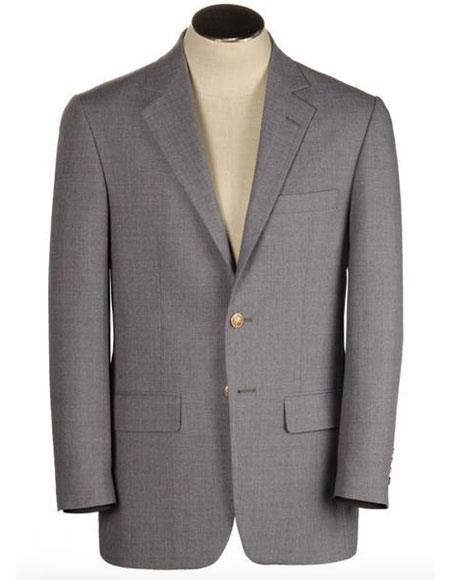 Men's Grey Blazer On Sale Polyester mensusain