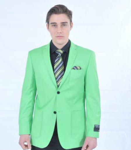 Mens Fitted Premium lime mint Green Blazer Cheap Priced Unique Fashion Designer Mens Dress blazers Sale by mensusain