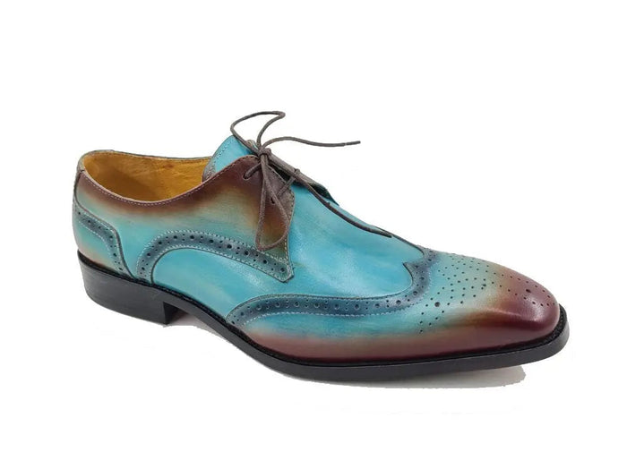 Carrucci Two Tone Wingtip Blucher Oxford