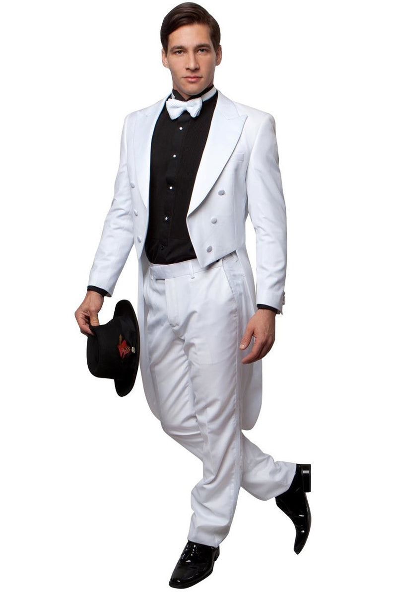 Men's Classic White Tuxedo by Bryan Michaels