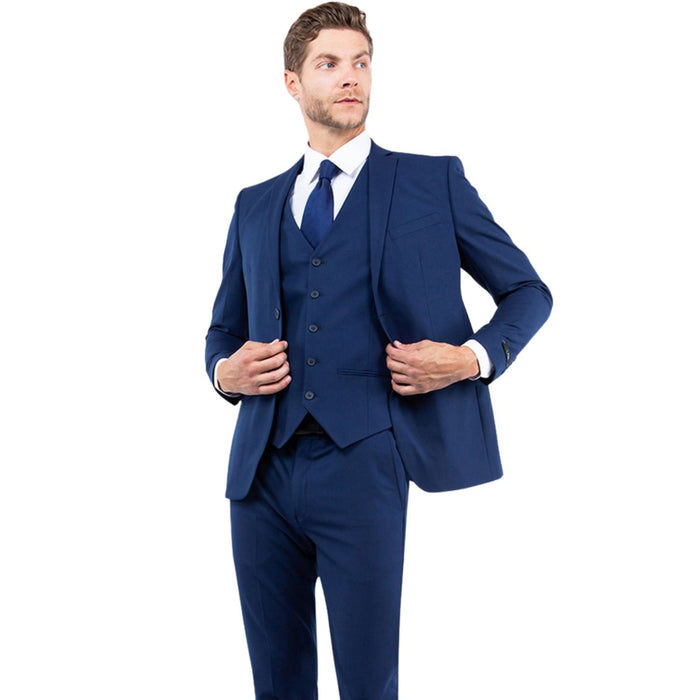 Navy 3-Piece Slim Fit Suit - M362S