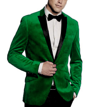 Olive Double Breasted Velvet Blazer - Velvet Sport Coat by mensusain