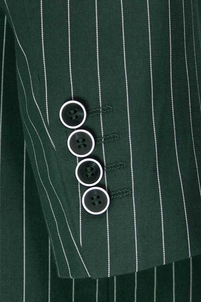Modern Fit Summer 2 Piece 2 Button Suit Striped Seersucker in Tan by Vinci