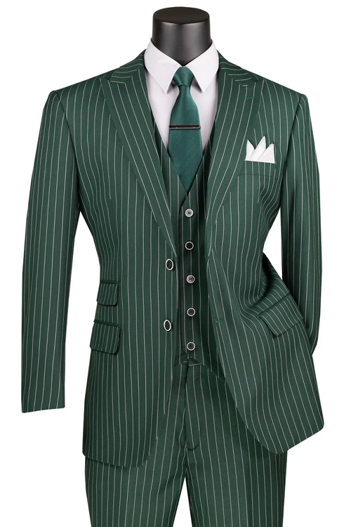 Mens Great Gatsby Outfit - 1920s Gangster Outfit Look in Hunter Green