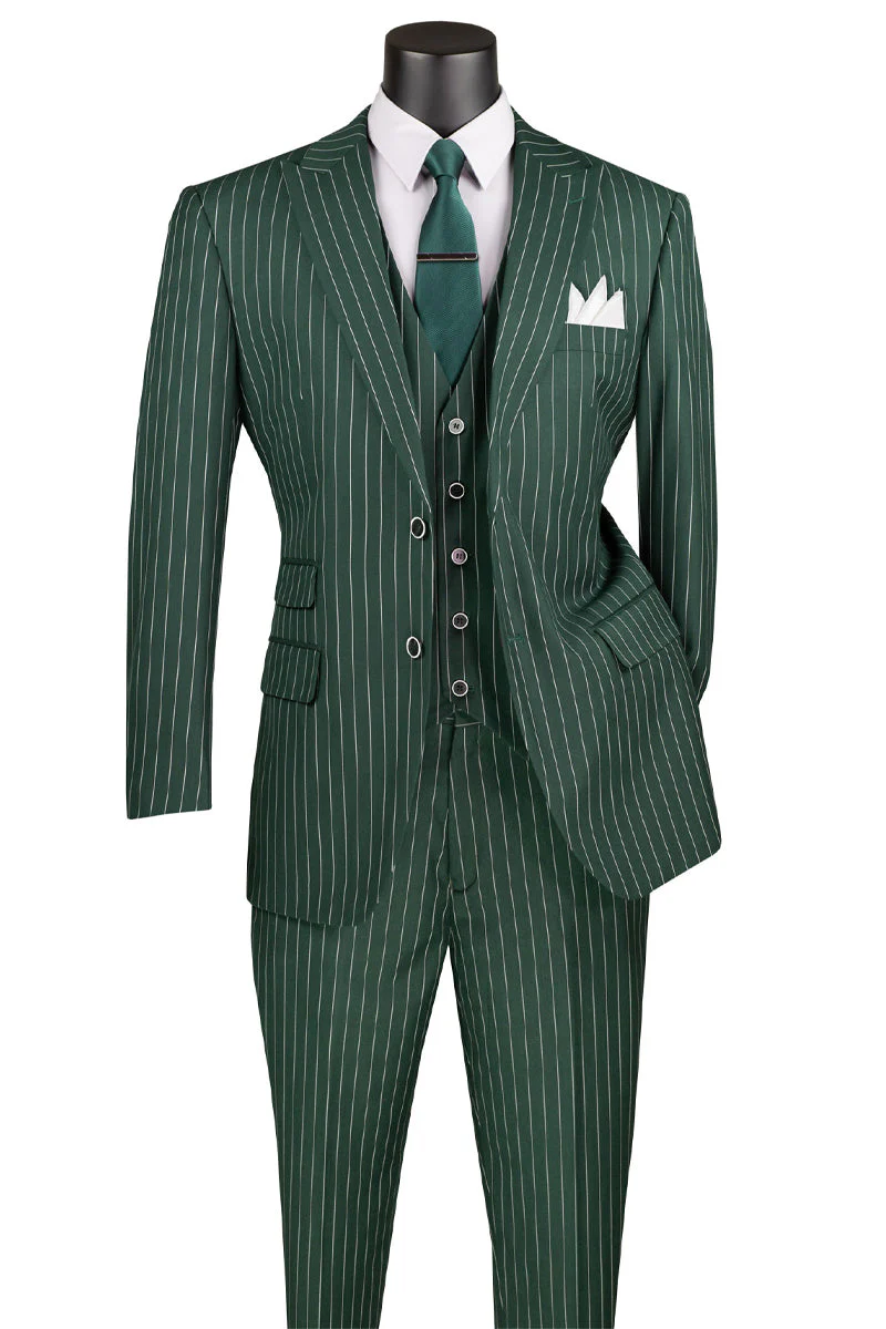Mens Great Gatsby Outfit - 1920s Gangster Outfit Look in Hunter Green