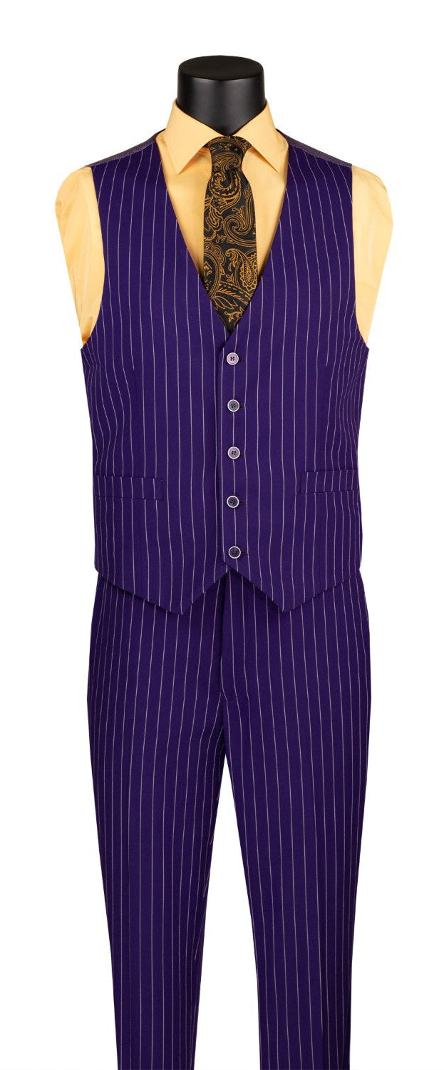 Tan Linen Blend Modern Fit Notch Lapel 2 Piece Suit by Vinci