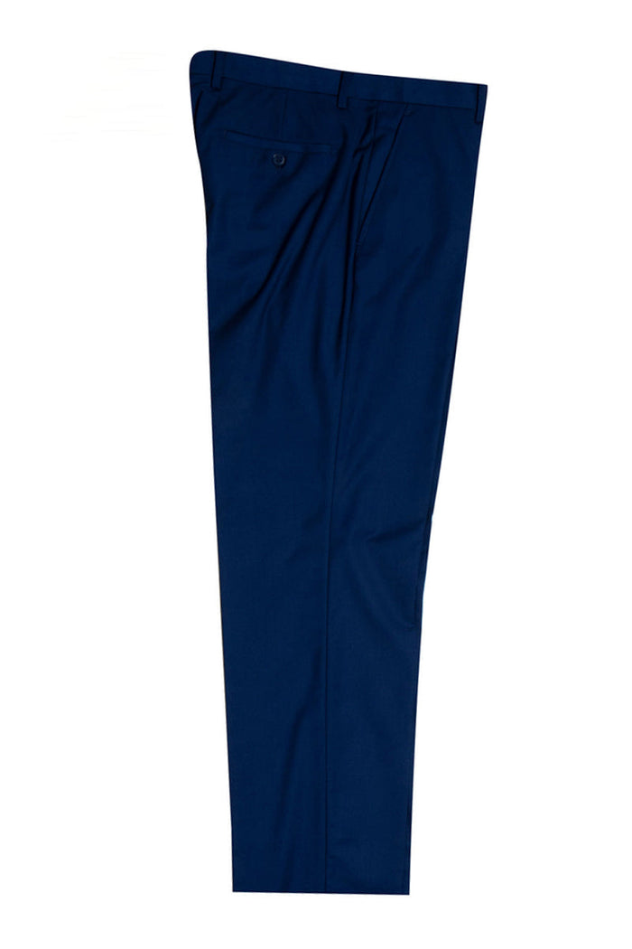 Men's Two-Button Indigo Blue Stacy Adams Vested Suit: Classic Look & Modern Style