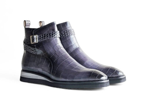 Vesper Cross Strap Buckle Boot