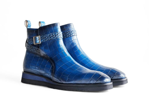 Vesper Cross Strap Buckle Boot