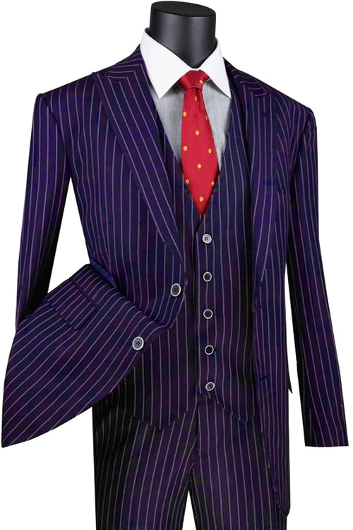 Mens 2 Button Slim Fit Paisley Prom Suit in Ivory by Vinci