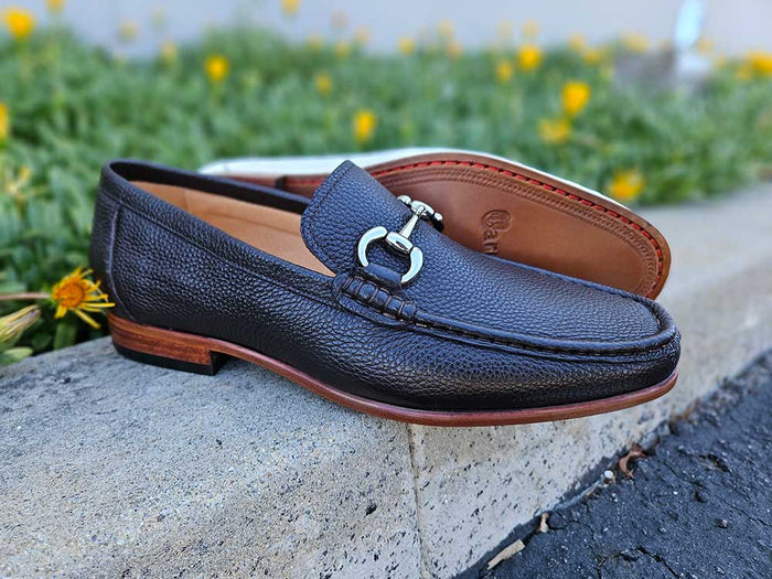 Carrucci Victor Horsebit Loafer Leather Sole