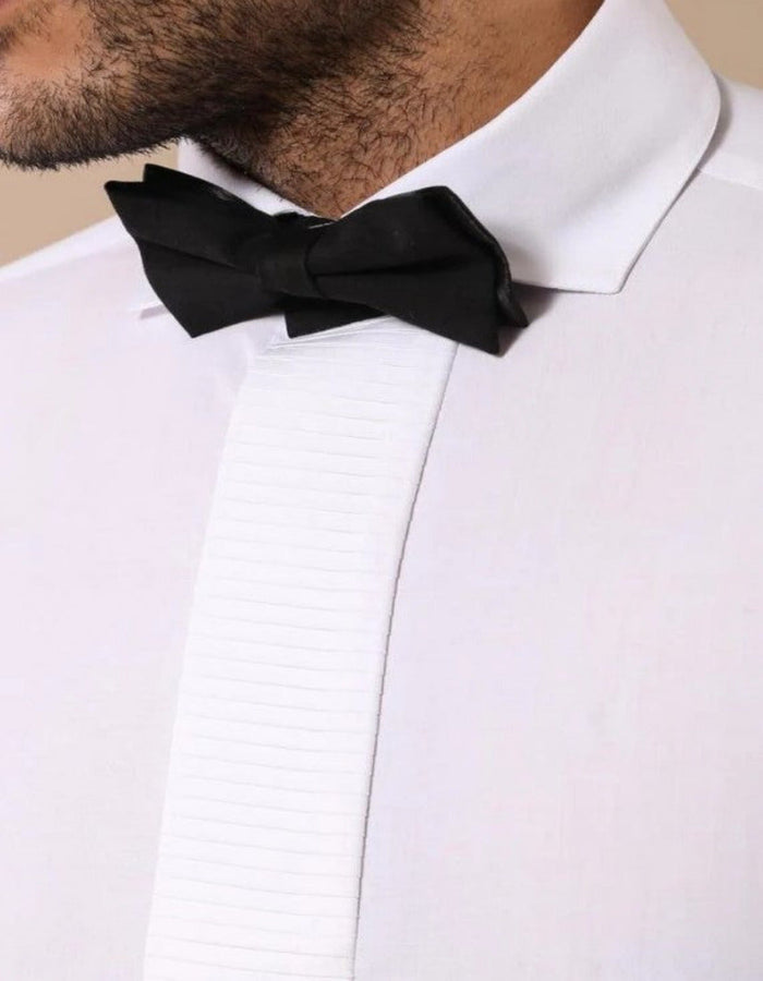 White Tuxedo Shirt by USA Men's Outlet